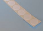 Self-adhesive hook coins